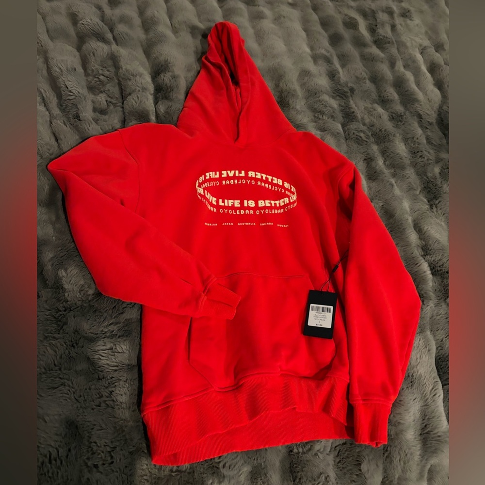 Cyclebar Red Hoodie